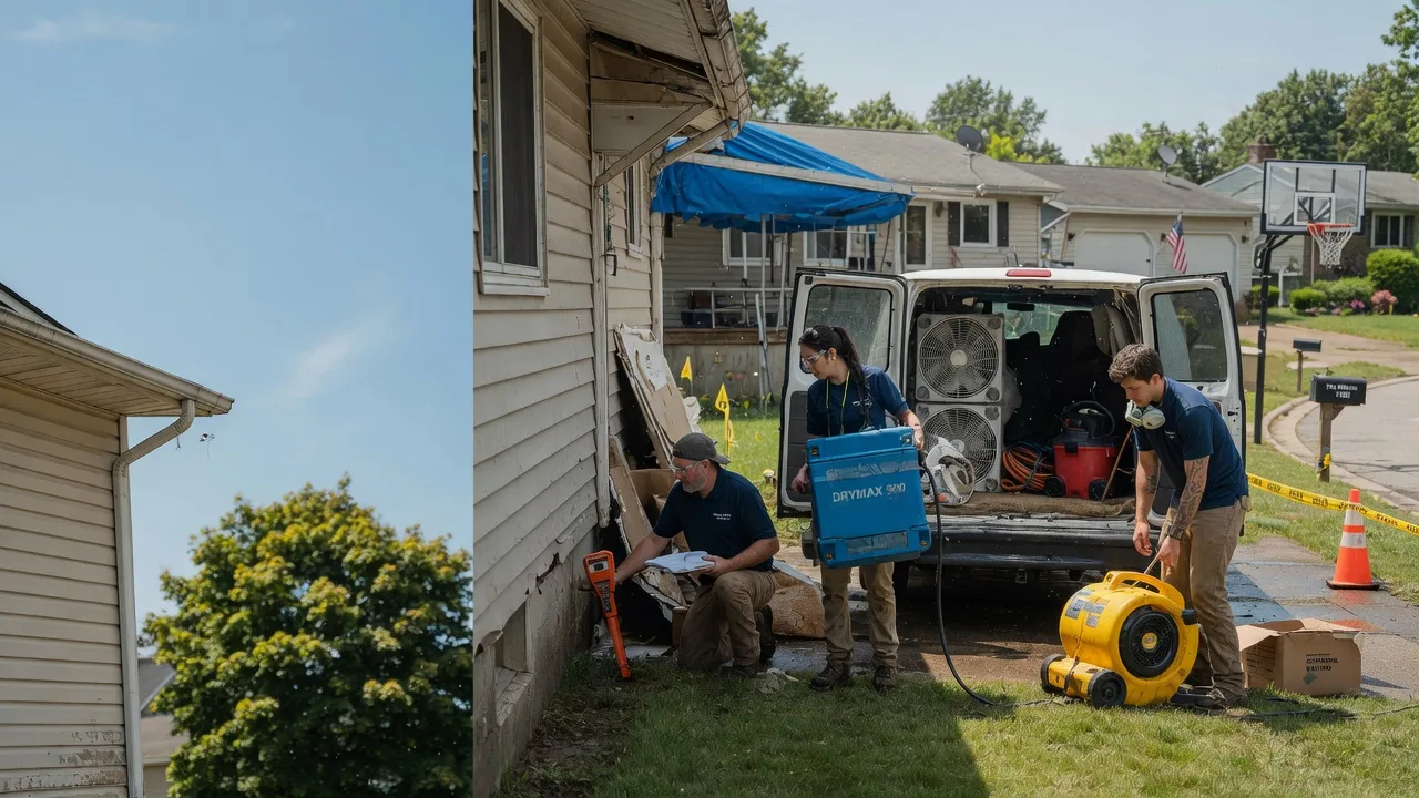 Ceiling Leak Cleanup in Dunkirk, IN near me