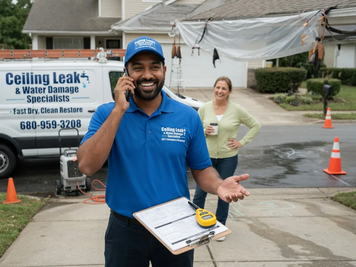 Ceiling Leak Cleanup Dunkirk, IN FAQs